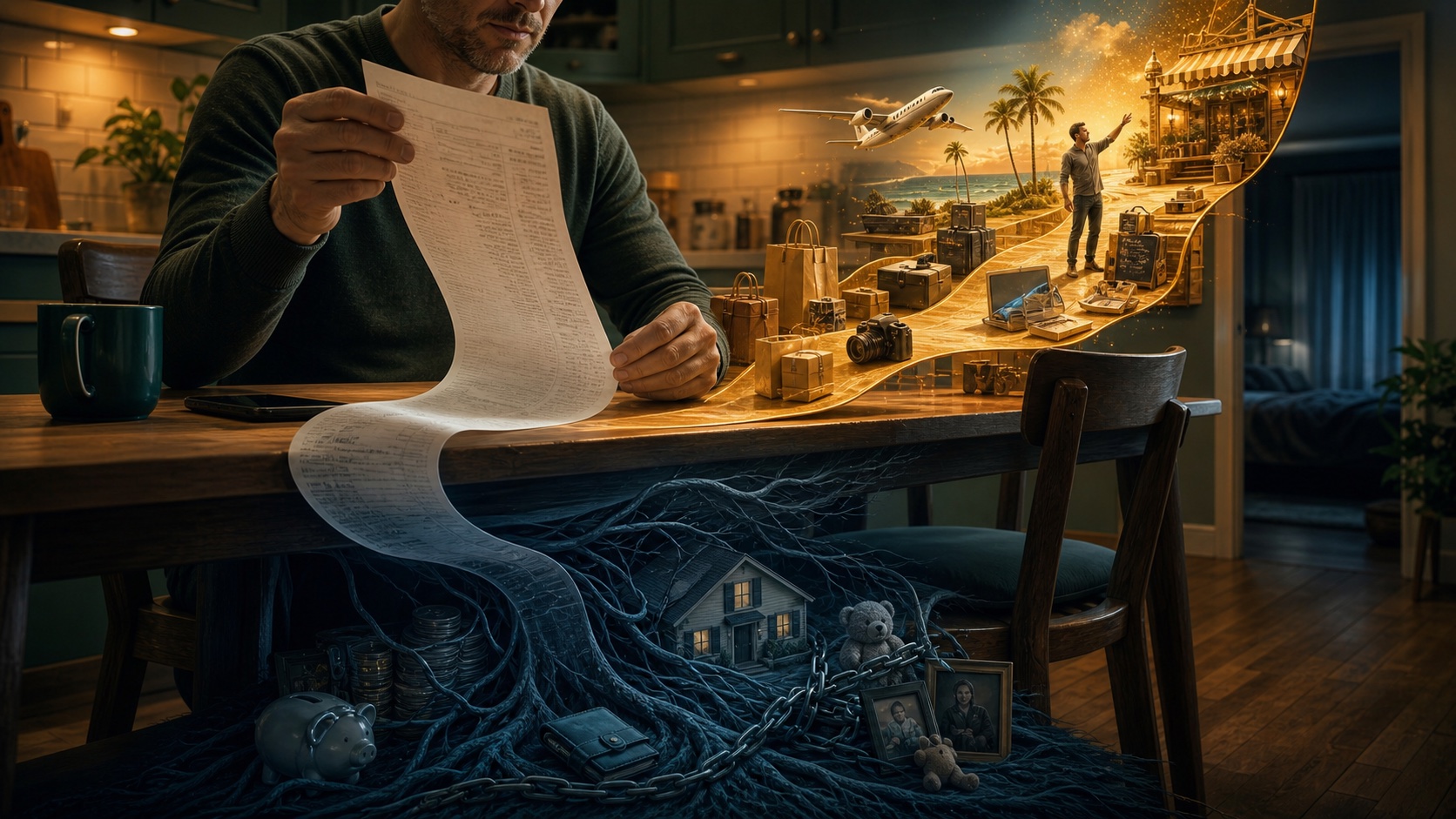 Ilustração para o artigo: As dívidas que aparecem na fase boa